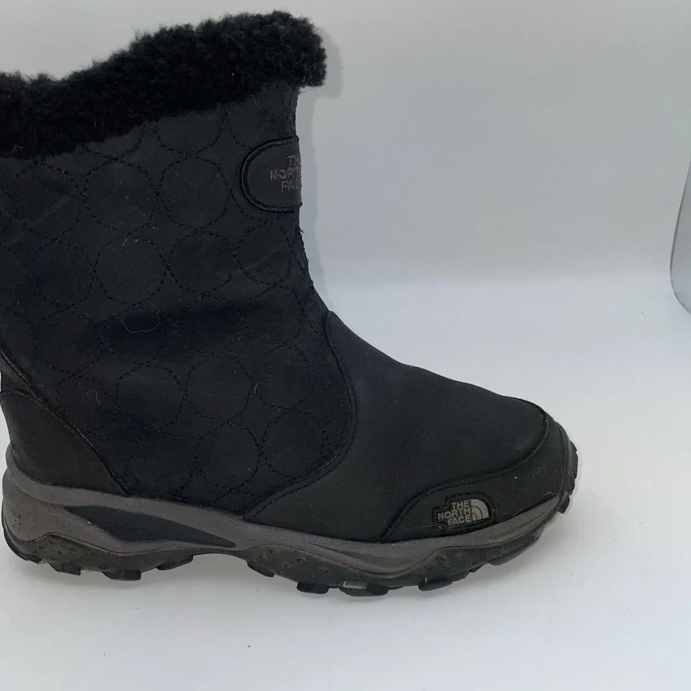 North Face Bella Alta Primaloft Waterproof Black Snow Winter Boots Women's‎ Sz 8